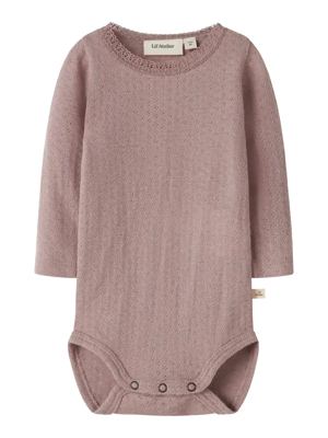 Lil' Atelier Nora Ned Uld Silke Langærmet Slim Body