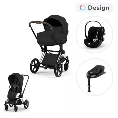 Cybex Priam Style Kombivogn Inkl. Cloud G3 Og Base G3