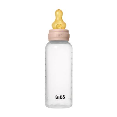 BIBS Baby Bottle Latex 1 pack 270 ml Blush