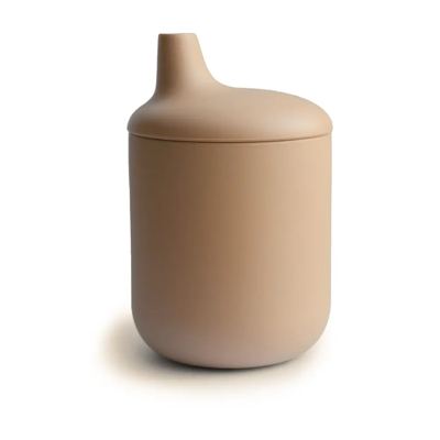 MUSHIE Silicone Sippy Cup Natural