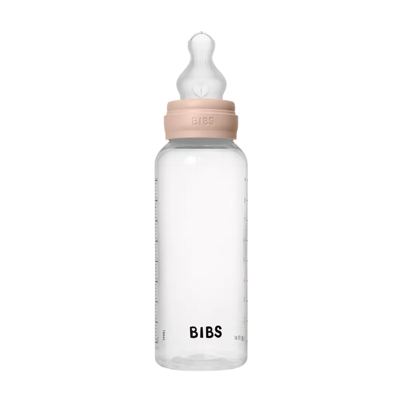 BIBS Baby Bottle Silicone 1 pack 270 ml Blush