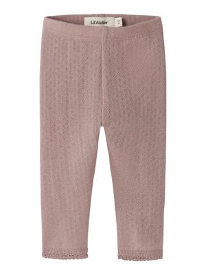 Lil' Atelier Nora Ned Uld Silke Slim Leggings