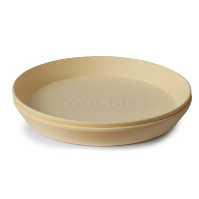 MUSHIE Dinner Plate Round Pale Daffodil