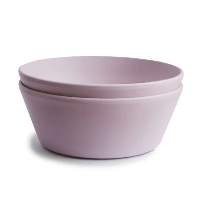 MUSHIE Dinner Bowl Round Soft Lilac
