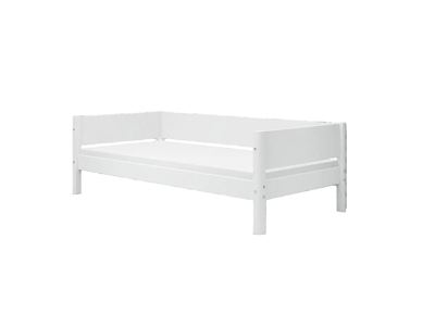 Flexa White Enkeltseng 90x200 cm m. Baggavl