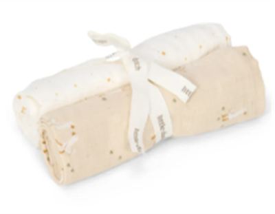 Little Dutch Stofbleer 2 Pak Muslin 70x70