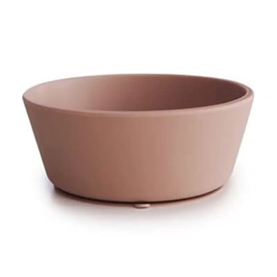 Mushie Silikone Skål Blush