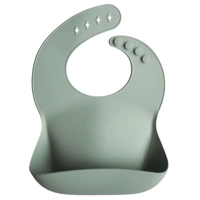 MUSHIE Silicone hagesmæk Cambridge Blue